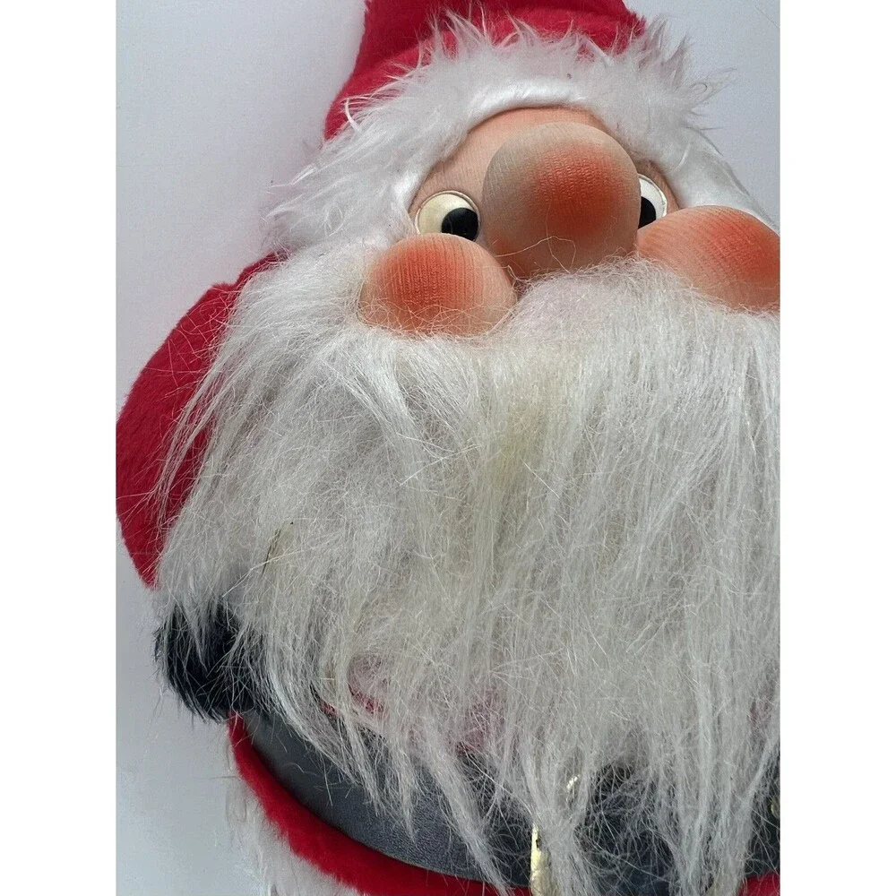 Vintage Plush Rennoc Santakins Santa Claus Doll Plush 15